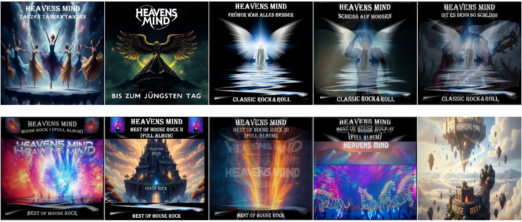 HEAVENS MIND BEST OF HOUSE ROCK CD 1